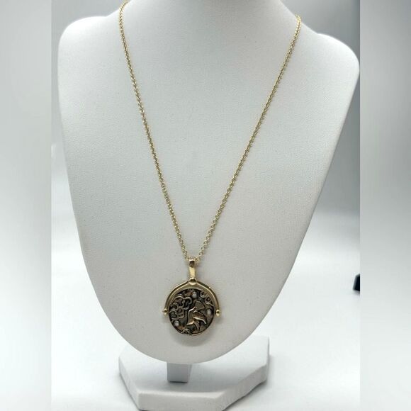 Rachel Roy Inspirational Spin Pendant with Purple Crystal - Picture 6 of 6